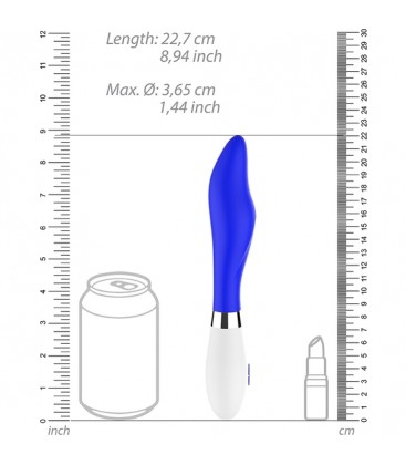 ATHAMAS ULTRA SOFT SILICONE 10 SPEEDS AZUL