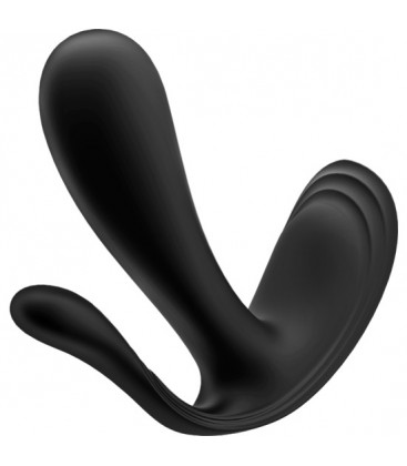 SATISFYER TOP SECRET VIBRADOR PUNTO P CON APP NEGRO