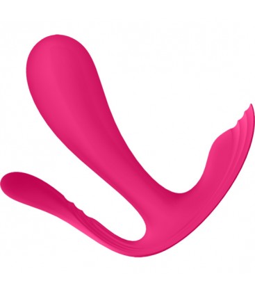 SATISFYER TOP SECRET VIBRADOR PUNTO P CON APP ROSA