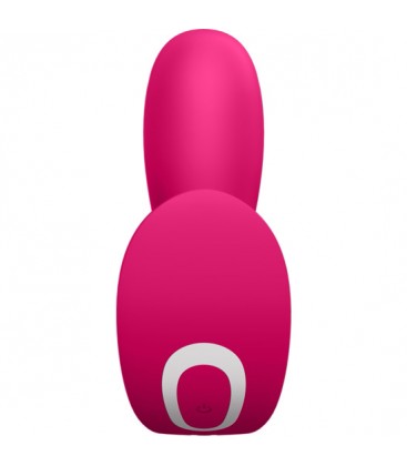 SATISFYER TOP SECRET VIBRADOR PUNTO P CON APP ROSA