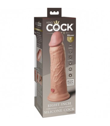 8 INCH 2 DENSITY VIBRATING COCK PIEL