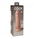 8 INCH 2 DENSITY VIBRATING COCK PIEL