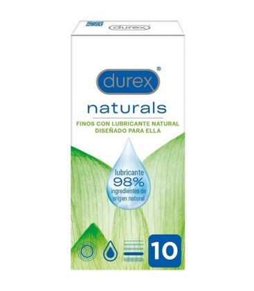 DUREX NATURALS PRESERVATIVOS FINOS CON LUBRICANTE NATURAL 10UDS