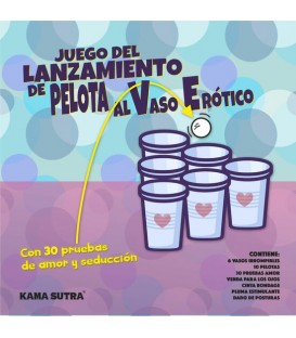 JUEGO DE LANZAMIENTO DE PELOTA AL VASO ERÓTICO