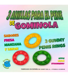 3 ANILLAS GOMINOLA SABOR