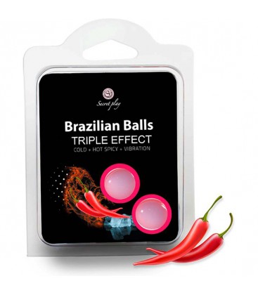 SECRET PLAY SET 2 BRAZILIAN BALLS TRIPLE EFECTO