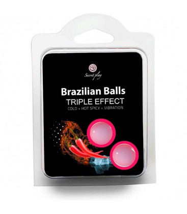 SECRET PLAY SET 2 BRAZILIAN BALLS TRIPLE EFECTO