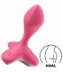 SATISFYER GAME CHANGER VIBRADOR ANAL ROSA