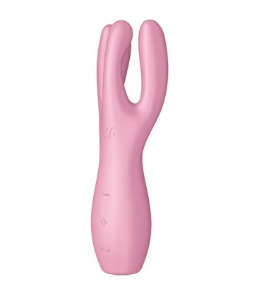 SATISFYER THREESOME 3 LAY ON VIBRADOR ROSA