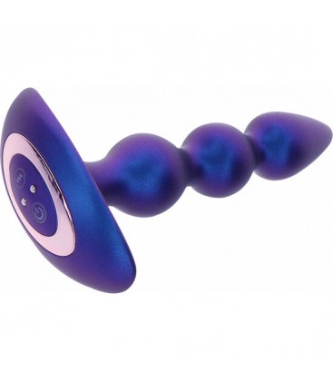 THE BOLD BEADED VIBR ANAL PLUG AZUL