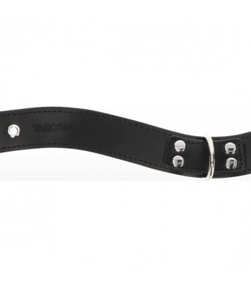 ELEGANT D RING COLLAR NEGRO