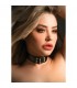 ELEGANT D RING COLLAR NEGRO