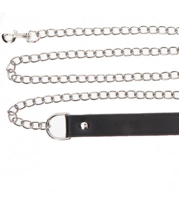 CHAIN LEASH NEGRO