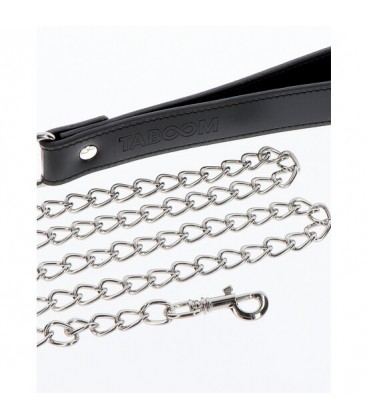 CHAIN LEASH NEGRO