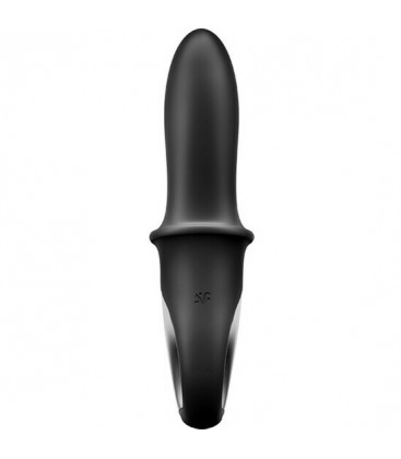 SATISFYER HOT PASSION VIBRADOR ANAL CON CALOR NEGRO