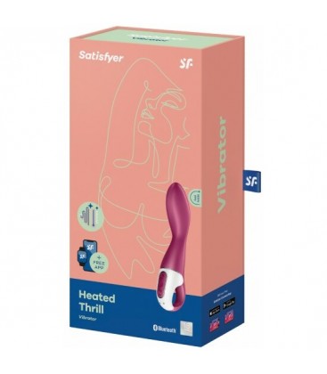 SATISFYER HEATED THRILL VIBRADOR CON CALOR