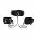 HEAVY COLLAR AND WRIST CUFFS NEGRO