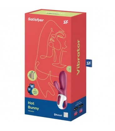 SATISFYER HOT BUNNY CONEJITO VIBRADOR CON CALOR