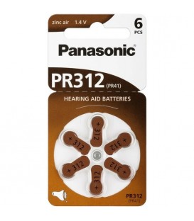 PANASONIC PILAS PARA AUDiFONOS PR312 B6