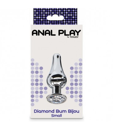PLUG ANAL JOYA BUM BIJOU SMALL PLATA