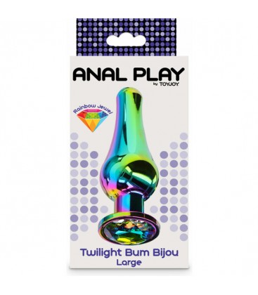 PLUG ANAL TWILIGHT BUM BIJOU LARGE MULTICOLOR