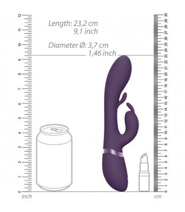 VIVE TAMA WAVE VIBRATING G SPOT RABBIT MORADO