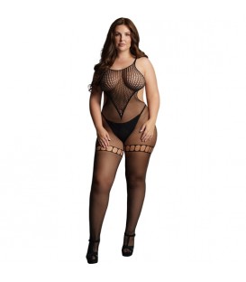 LE DESIR BODYSTOCKING DE RED DUO DE CUELLO ALTO