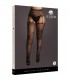 LE DESIR CROTCHLESS CUT OUT PANTYHOSE BLACK OSX