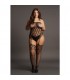 LE DESIR STRAPLESS CROTCHLESS TEDDY WITH STOCKINGS