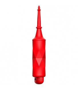 CIRCE BALA LUMINOSA ABS BULLET WITH SILICONE SLEEVE 10 VELOCIDADES ROJO