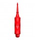 CIRCE BALA LUMINOSA ABS BULLET WITH SILICONE SLEEVE 10 VELOCIDADES ROJO