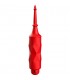 CIRCE BALA LUMINOSA ABS BULLET WITH SILICONE SLEEVE 10 VELOCIDADES ROJO