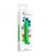 DELIA BALA VIBRADORA ABS BULLET WITH SILICONE SLEEVE 10 VELOCIDADES VERDE