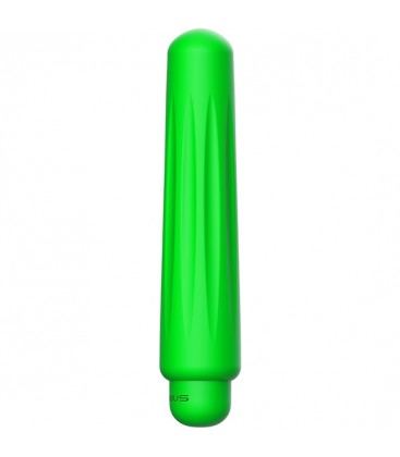 DELIA BALA VIBRADORA ABS BULLET WITH SILICONE SLEEVE 10 VELOCIDADES VERDE