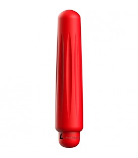 DELIA BALA VIBRADORA ABS BULLET WITH SILICONE SLEEVE 10 VELOCIDADES ROJO