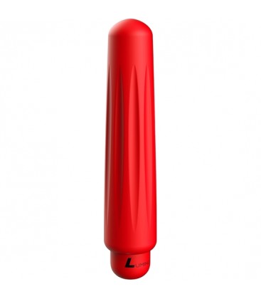 DELIA BALA VIBRADORA ABS BULLET WITH SILICONE SLEEVE 10 VELOCIDADES ROJO