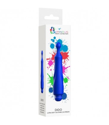 DIDO BALA VIBRADORA ABS BULLET WITH SILICONE SLEEVE 10 SPEEDS AZUL ROYAL