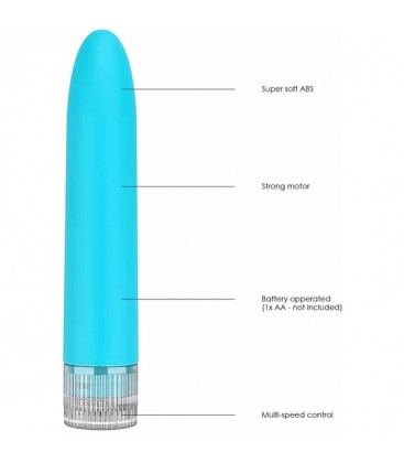 ELENI VIBRADOR SUPER SOFT ABS MULTI VELOCIDADES TURQUESA