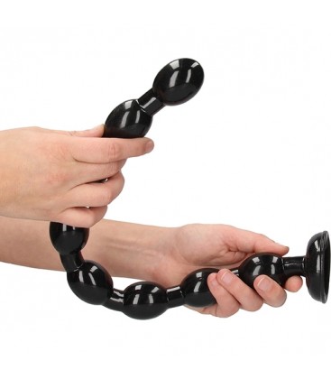 ASS SNAKE BEADED DILDO 50 CM NEGRO