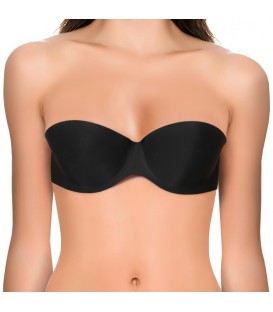 INVISIBLE BRA STRAPLESS CLÁSICO AUTOADHESIVO - COLOR NEGRO