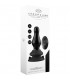 MISSY GLASS VIBRATOR WITH SUCTION CUP AND REMOTE RECARGABLE 10 VELOCIDADES NEGRO