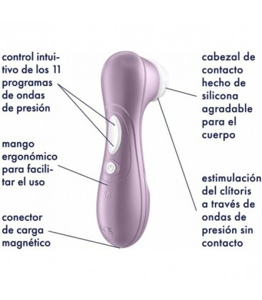 SATISFYER PRO 2 MORADO NUEVA EDICIoN 2022