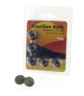 5 BRAZILIAN BALLS EXPLOSION DE AROMAS GEL EXCITANTE EFECTO FRESH