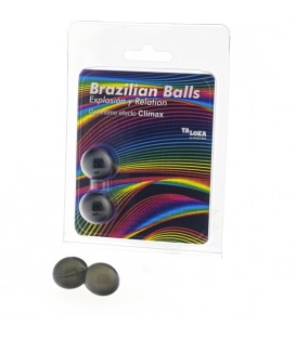 2  BRAZILIAN BALLS EXPLOSION DE AROMAS GEL EXCITANTE EFECTO CLIMAX
