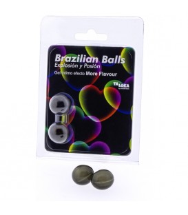 2  BRAZILIAN BALLS EXPLOSION DE AROMAS GEL EXCITANTE EFECTO MORE FLAVOUR