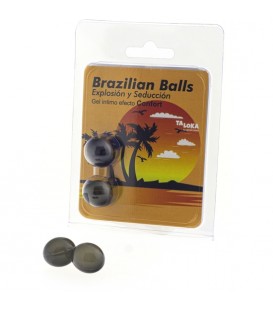 2 BRAZILIAN BALLS EXPLOSION DE AROMAS GEL EXCITANTE EFECTO CONFORT