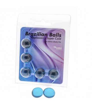 5 BRAZILIAN BALLS EXPLOSION DE AROMAS GEL EXCITANTE EFECTO FRIO