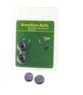 2  BRAZILIAN BALLS EXPLOSION DE AROMAS GEL INTIMO - FRUTAS DEL BOSQUE