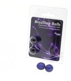 2 BRAZILIAN BALLS EXPLOSION DE AROMAS GEL EXCITANTE EFECTO ELECTRIC VIBRACIoN