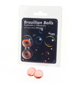 2 BRAZILIAN BALLS EXPLOSION DE AROMAS  GEL EXCITANTE EFECTO VIBRACIÓN